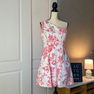 Jessica Simpson One Shoulder Floral Dress Size 10